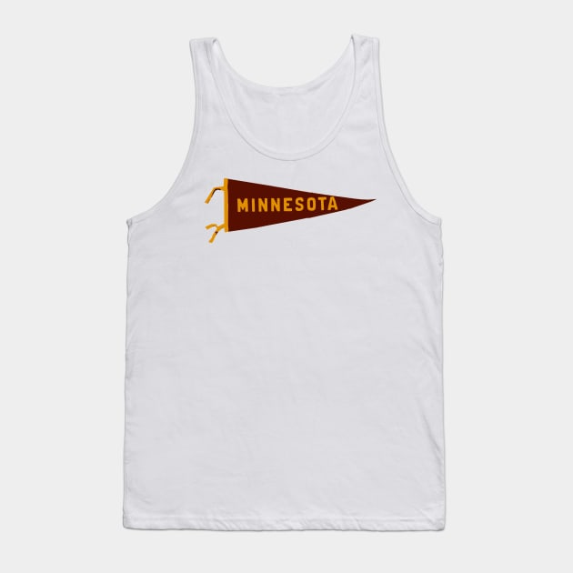 Minnesota Pennant Tank Top by zsonn